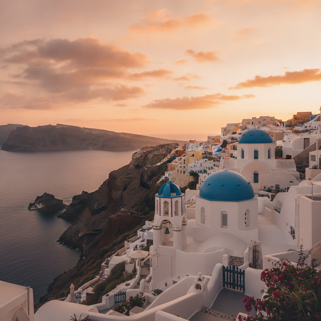 Lune de miel — Santorin
